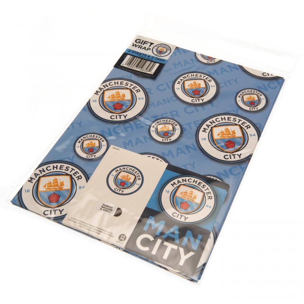 Manchester City Gift Wrapping Paper