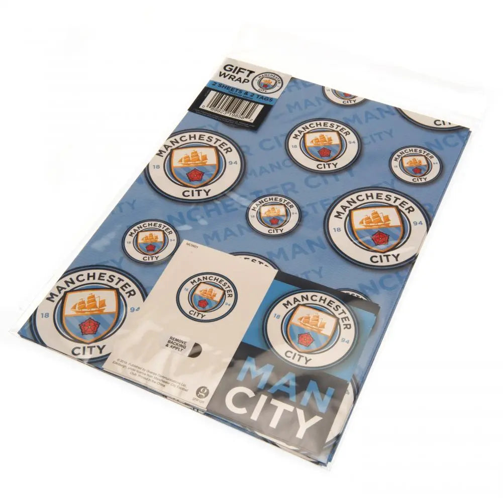 Manchester City Wrapping Paper Packaged