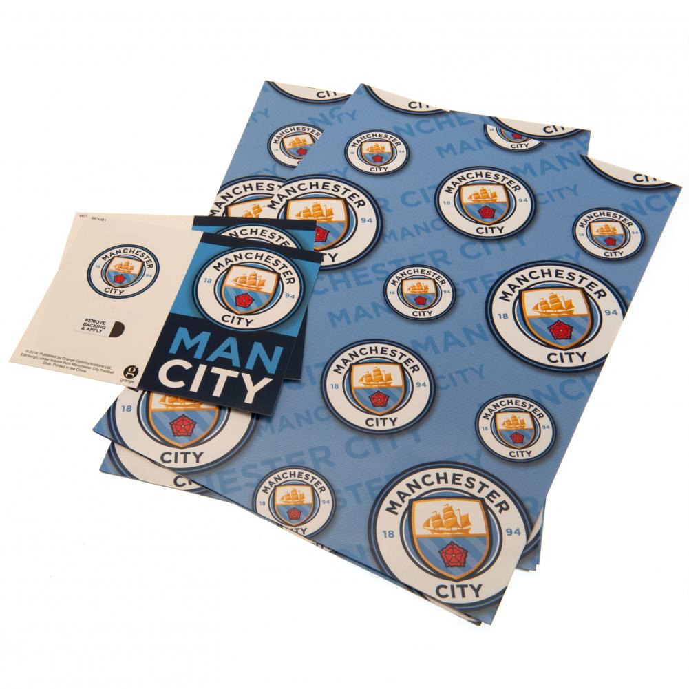 Manchester City Gift Wrapping Paper