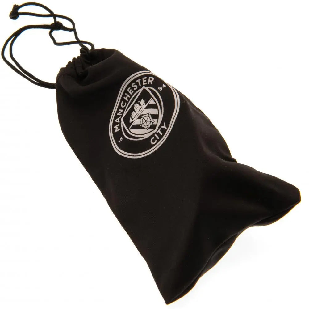 Manchester City Adults Sports Wrap Sunglasses in Bag