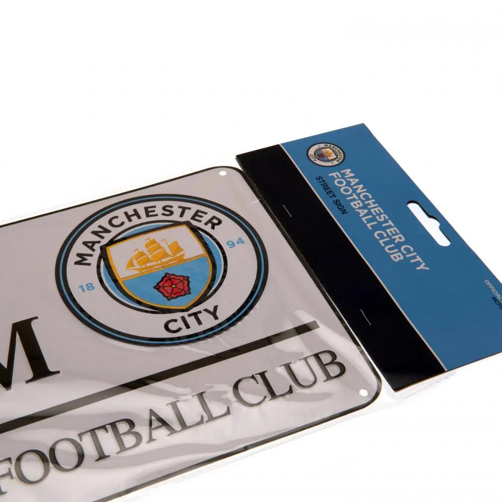 Manchester City White Street Sign Football Gifts Online