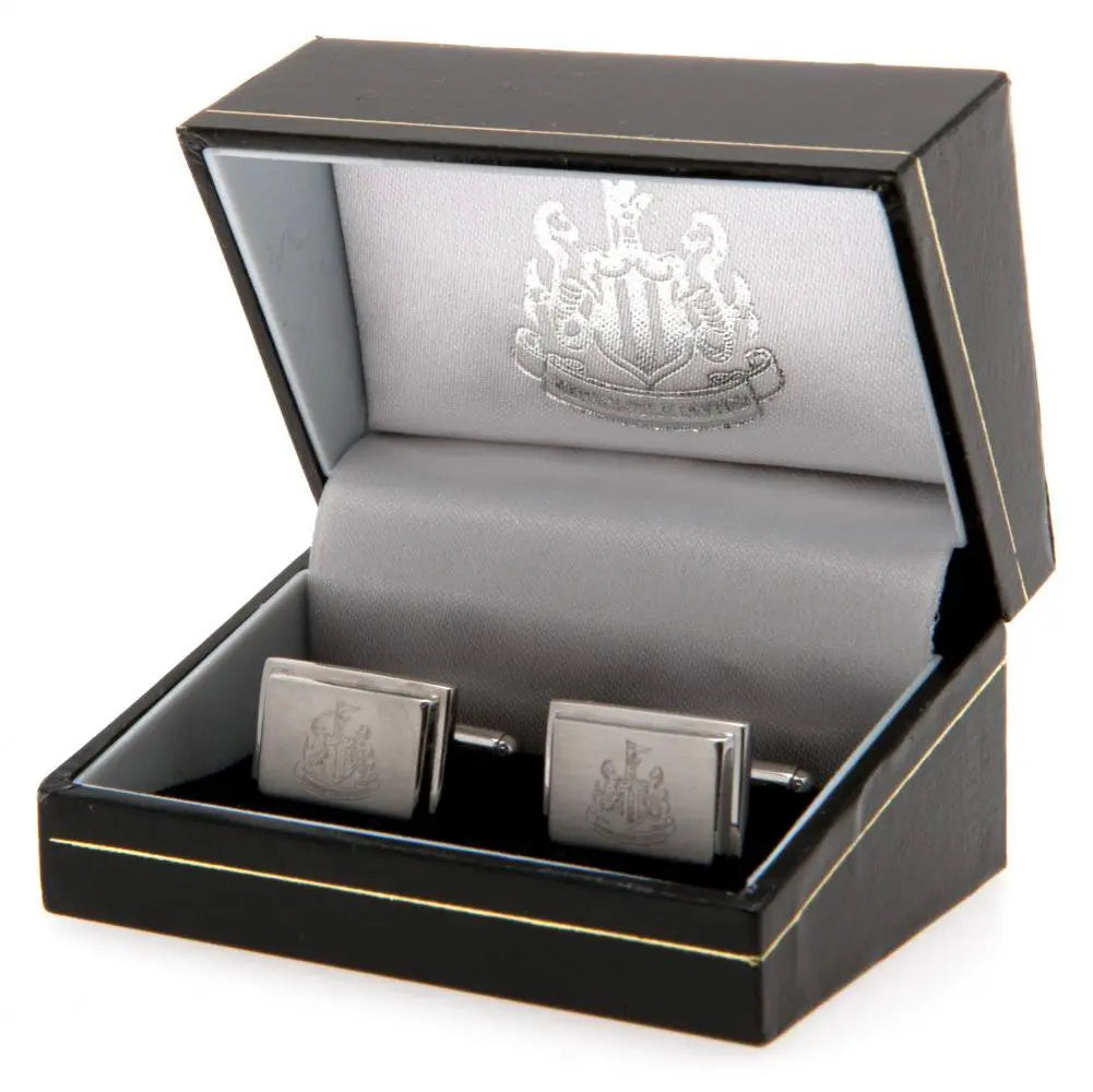 Newcastle United Stainless Steel Cufflinks Boxed