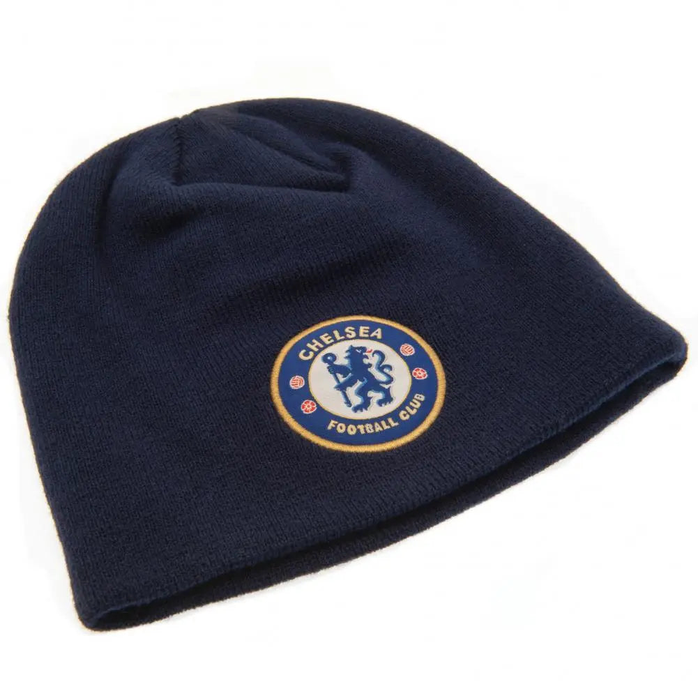 Chelsea FC Navy Beanie Flat