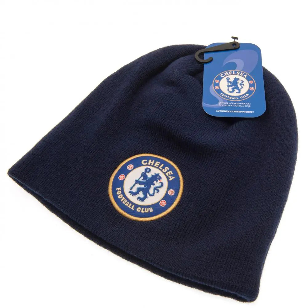 Chelsea FC Navy Beanie with Tag