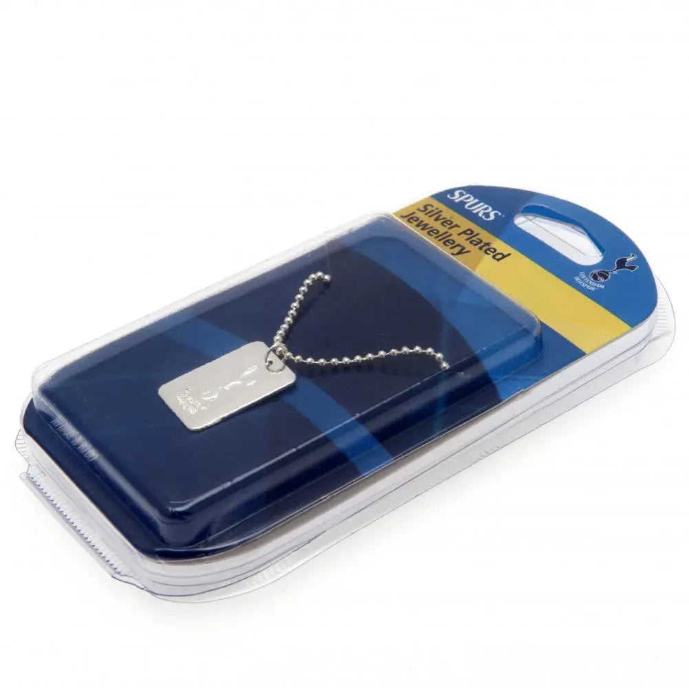 Tottenham Hotspur Silver Plated Dog Tag & Chain Football Gifts Online
