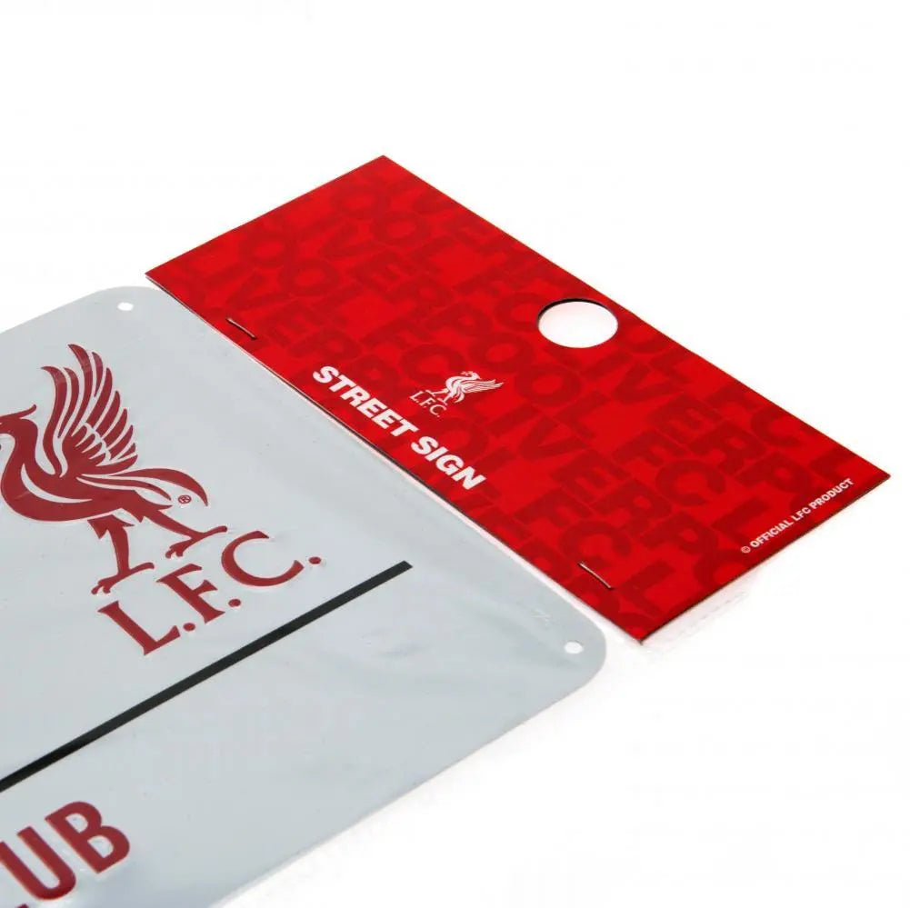 Liverpool FC White Anfield Road Street Sign Football Gifts Online