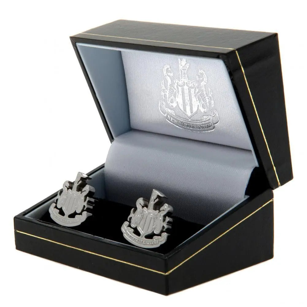 Newcastle United Stainless Steel Formed Cufflinks Boxed