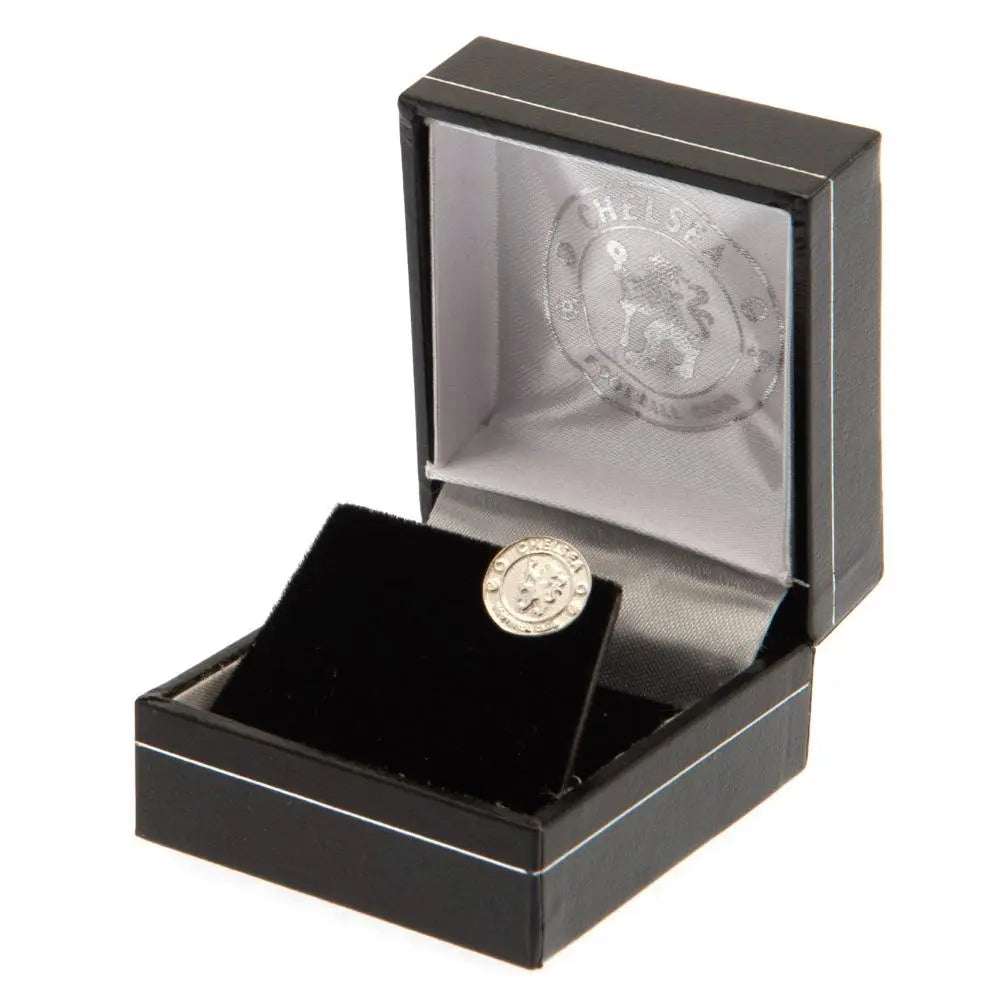 Chelsea FC Sterling Silver Stud Earring Boxed