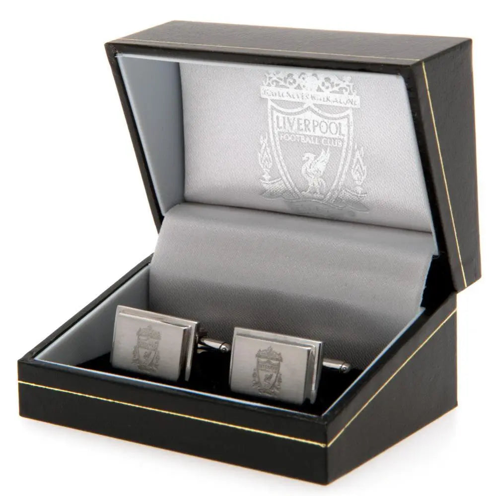 Liverpool FC Stainless Steel Cufflinks Boxed