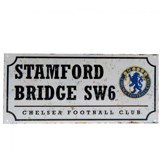 Chelsea FC Distressed Retro Street SIgn