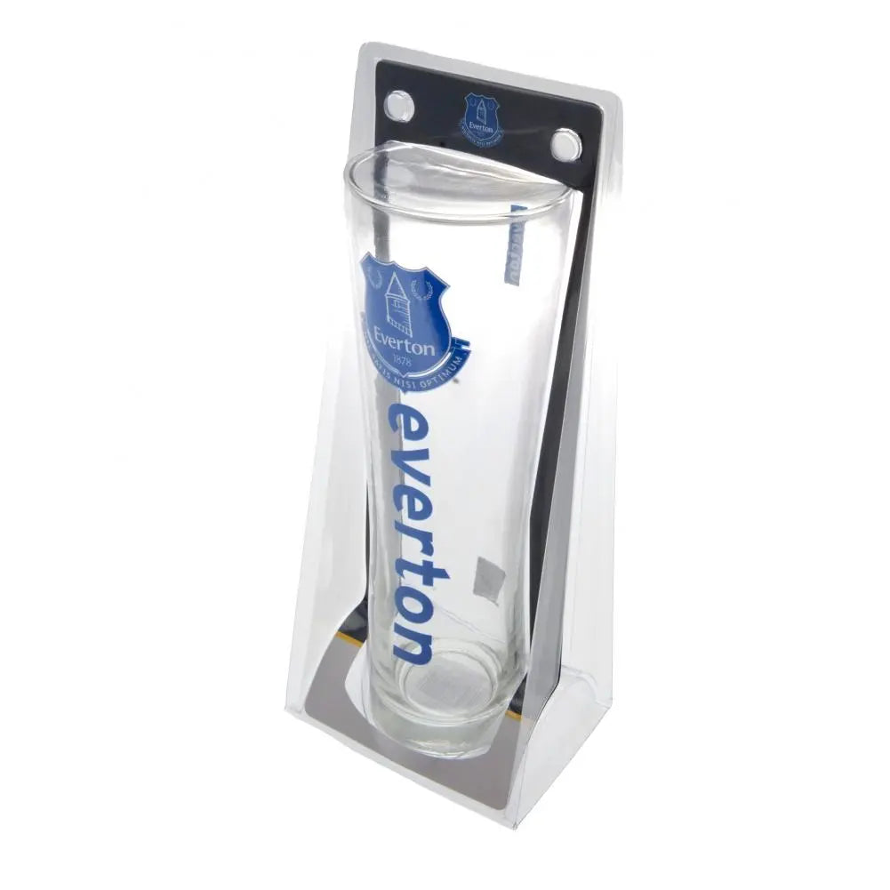 Everton FC Tall Beer Glass Packaged