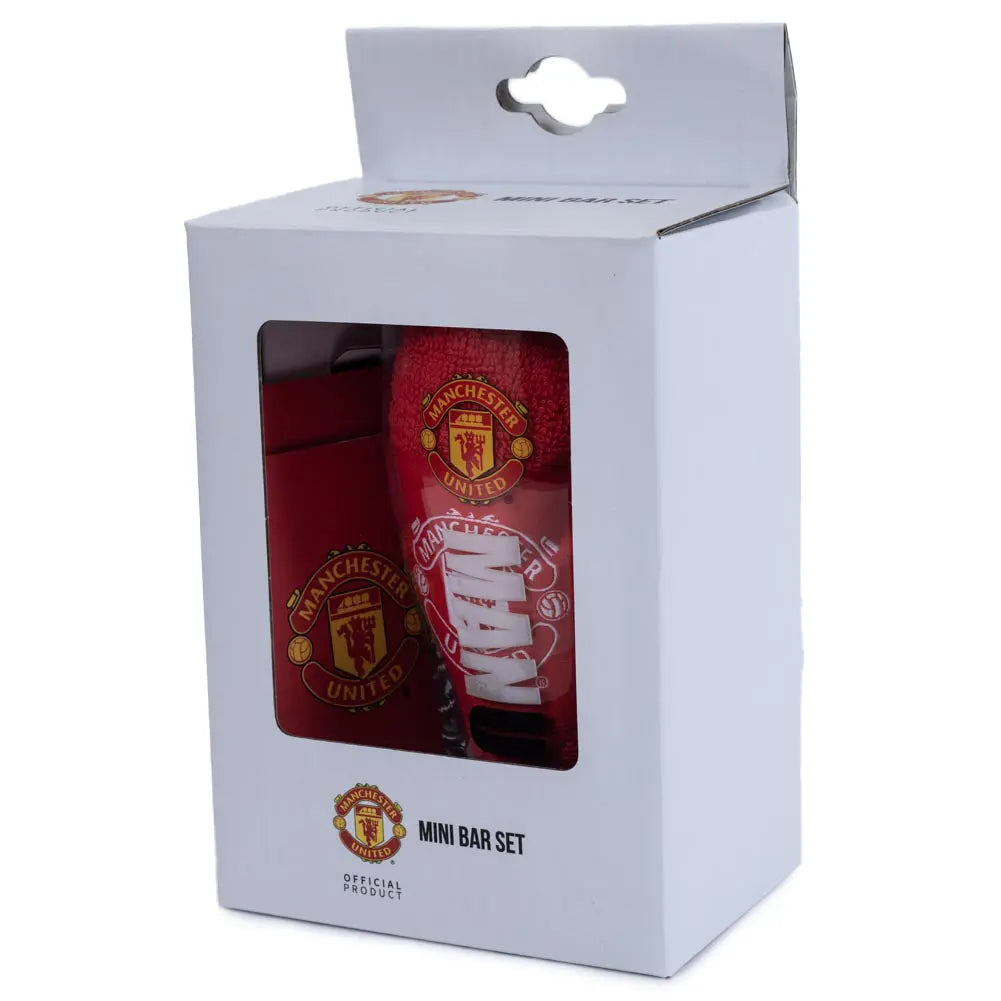 Manchester United Mini Bar Set Packaged