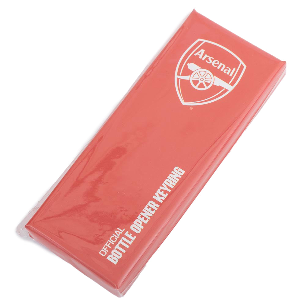 Arsenal Bottle Opener Keyring with Torch