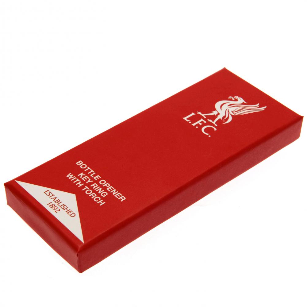 Liverpool FC Bottle Opener Keyring with Torch