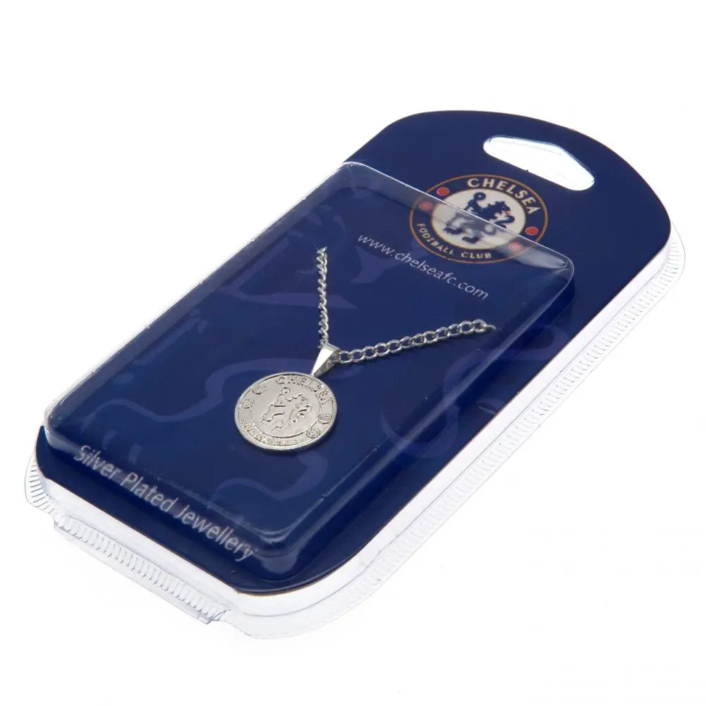 Chelsea FC Silver Plated Pendant Chain XL Boxed