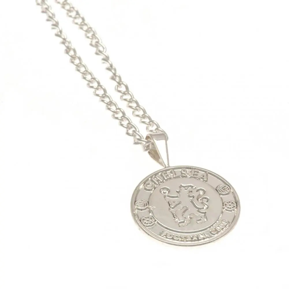 Chelsea FC Silver Plated Pendant Chain XL