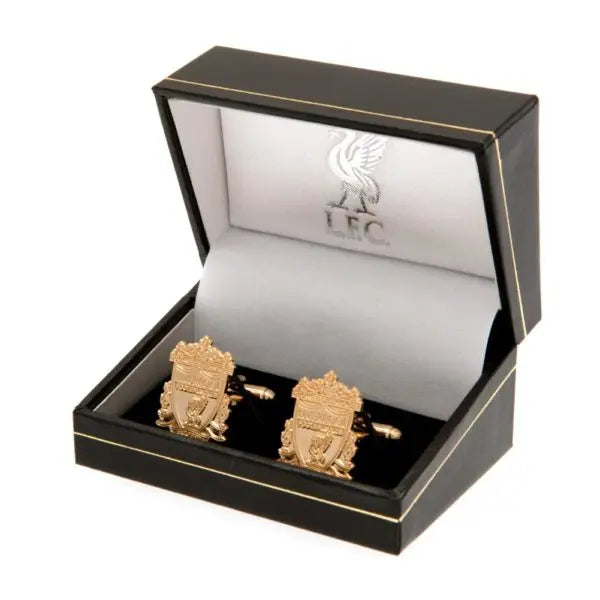 Liverpool FC Gold Plated Cufflinks in Box