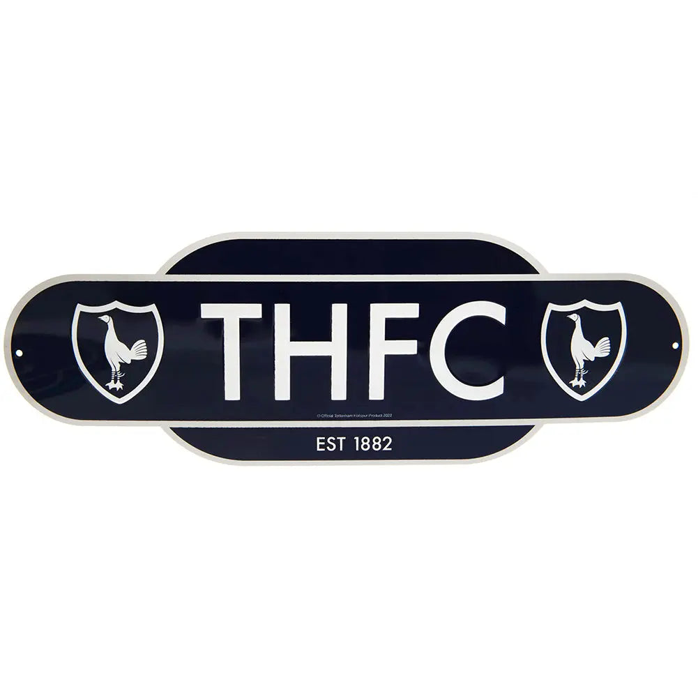 THFC Retro Navy Blue Sign