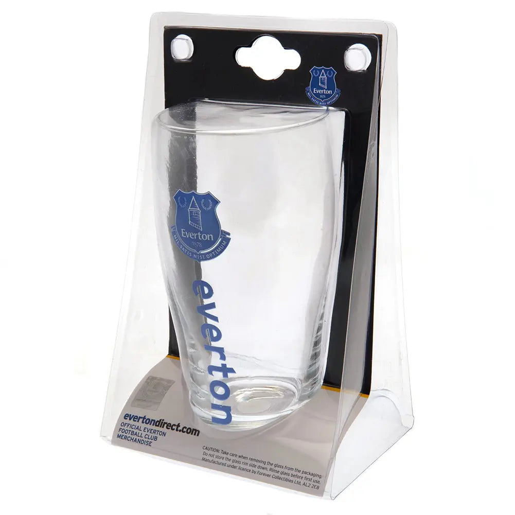 Everton Tulip Pint Glass Football Gifts Online