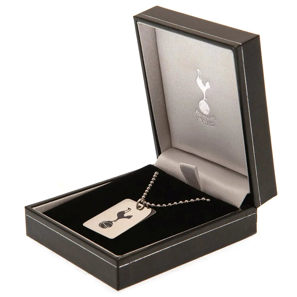 Tottenham Hotspur Enamel Crest Dog Tag & Chain Football Gifts Online
