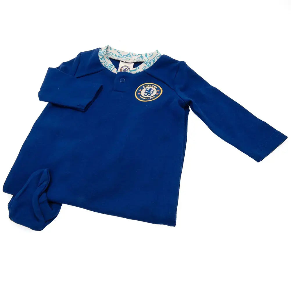 Chelsea FC Baby Sleepsuit LT Folded