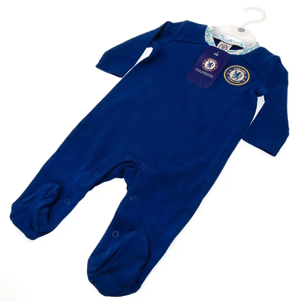 Chelsea FC Baby Sleepsuit LT on Hanger