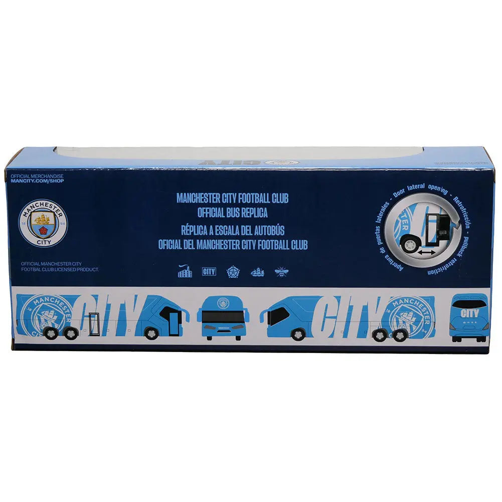 Manchester City Diecast Team Bus Back