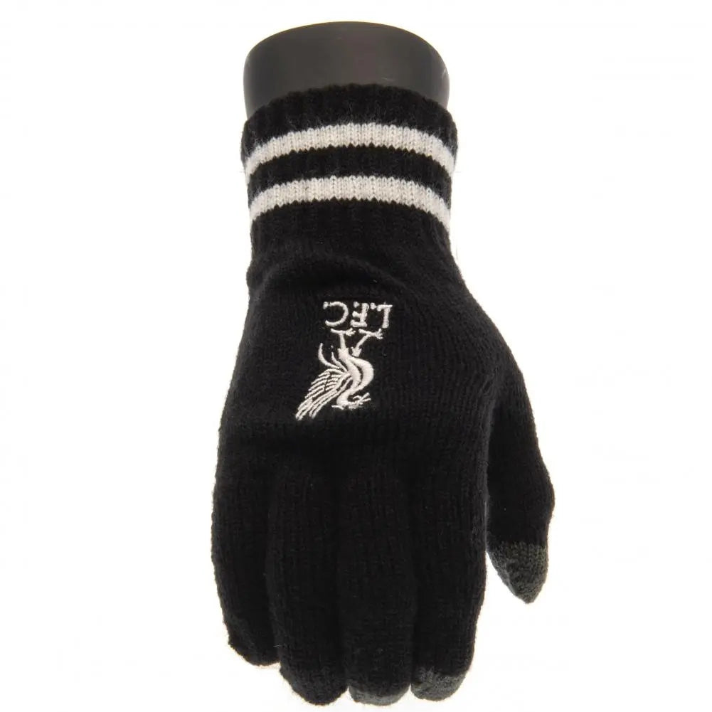 Liverpool FC Touchscreen Knitted Gloves Youths BK Football Gifts Online