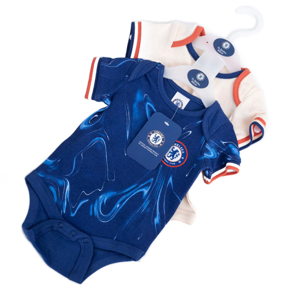 Chelsea FC Babygrow (2 Pack) on Hanger