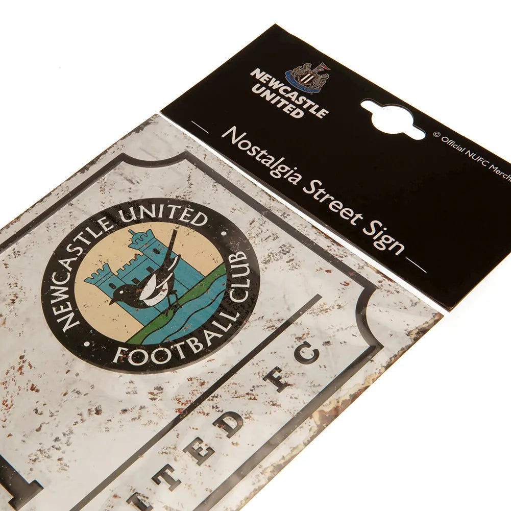 Newcastle United Retro Street Sign Football Gifts Online