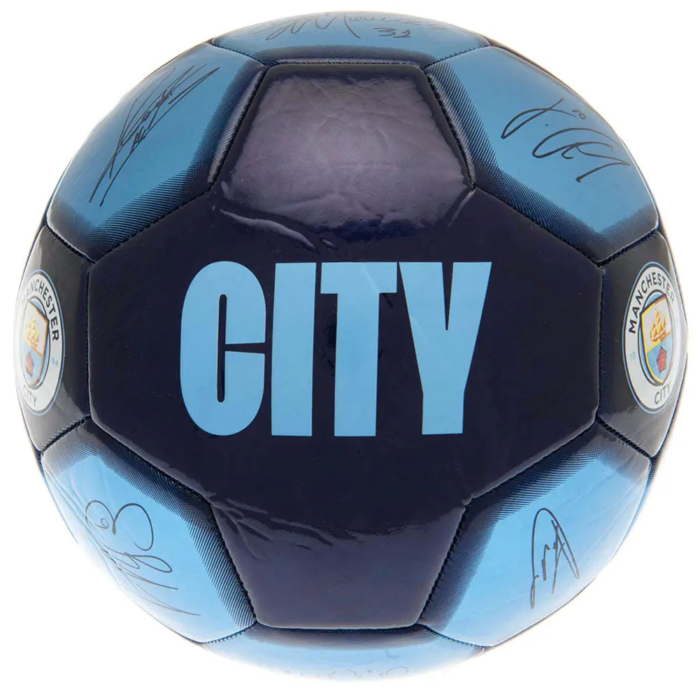 Manchester City Signature 26 Panel Football Back View