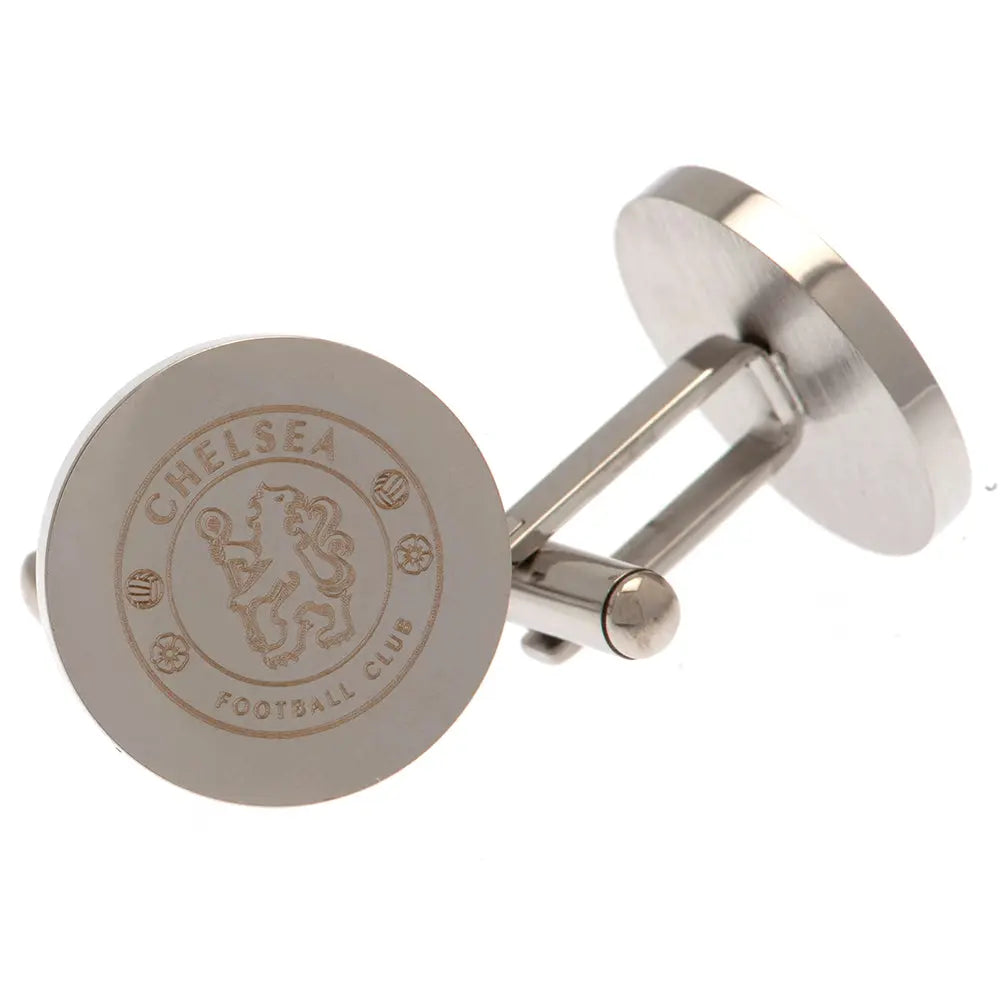 Chelsea FC Round Stainless Steel Cufflinks
