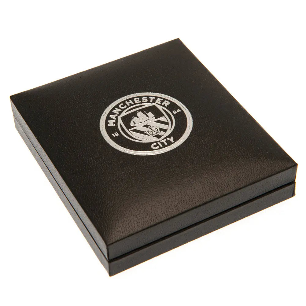 Manchester City Silver Plated Boxed Pendant Football Gifts Online