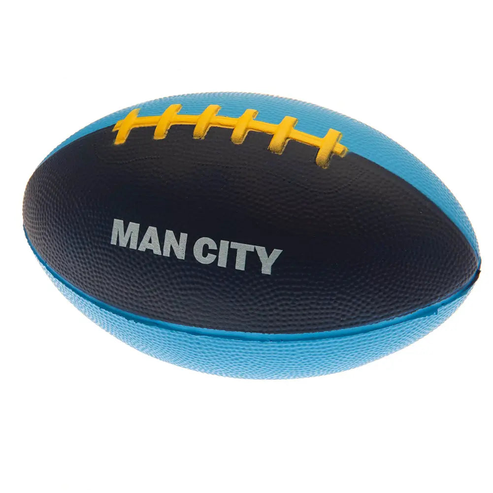 Manchester City Mini Foam American Football Wording View
