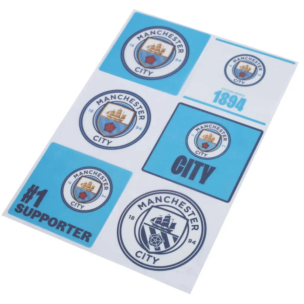 Manchester City Car Decal Set Top View
