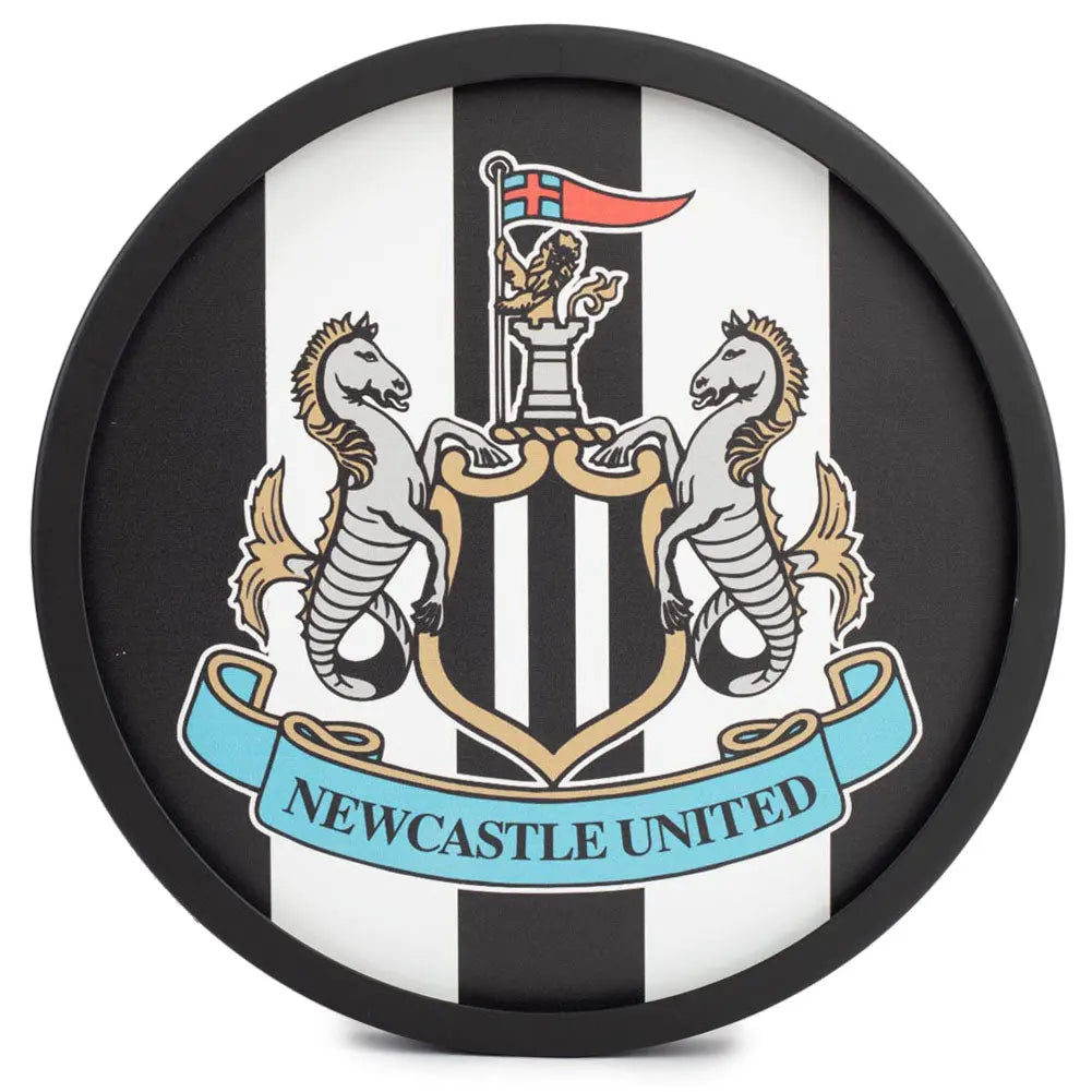 Newcastle United Metal LED Logo Sign Main