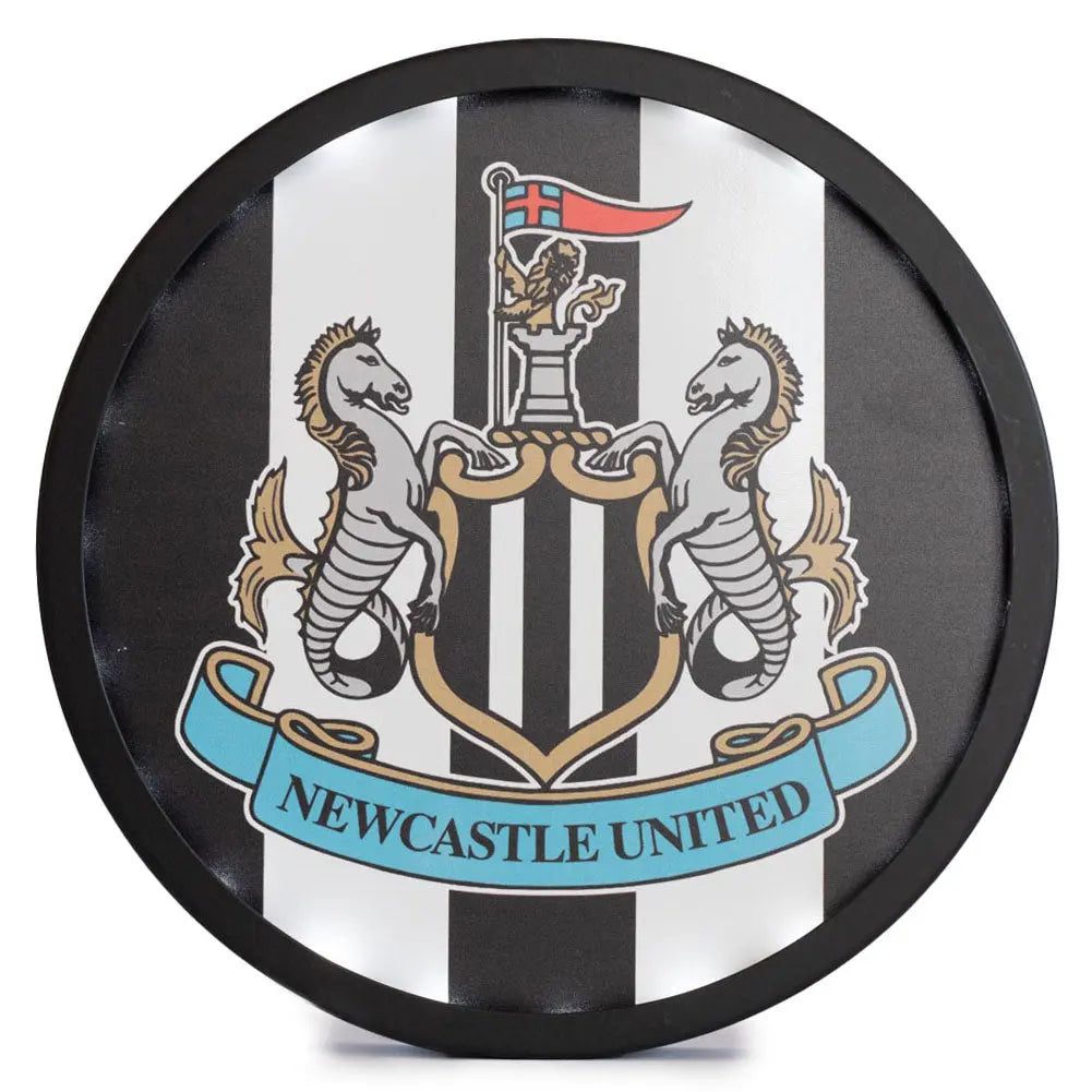 Newcastle United Metal LED Logo Sign