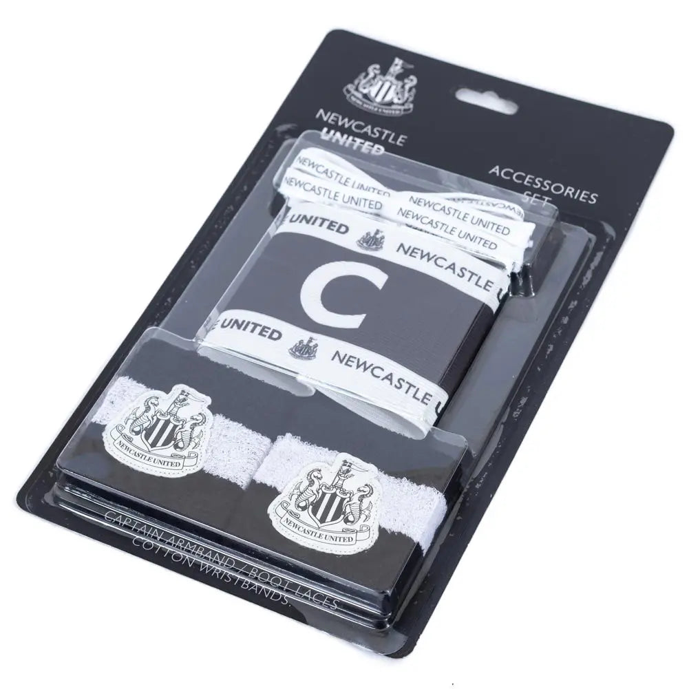 Newcastle United accessories set in packaging with club logo