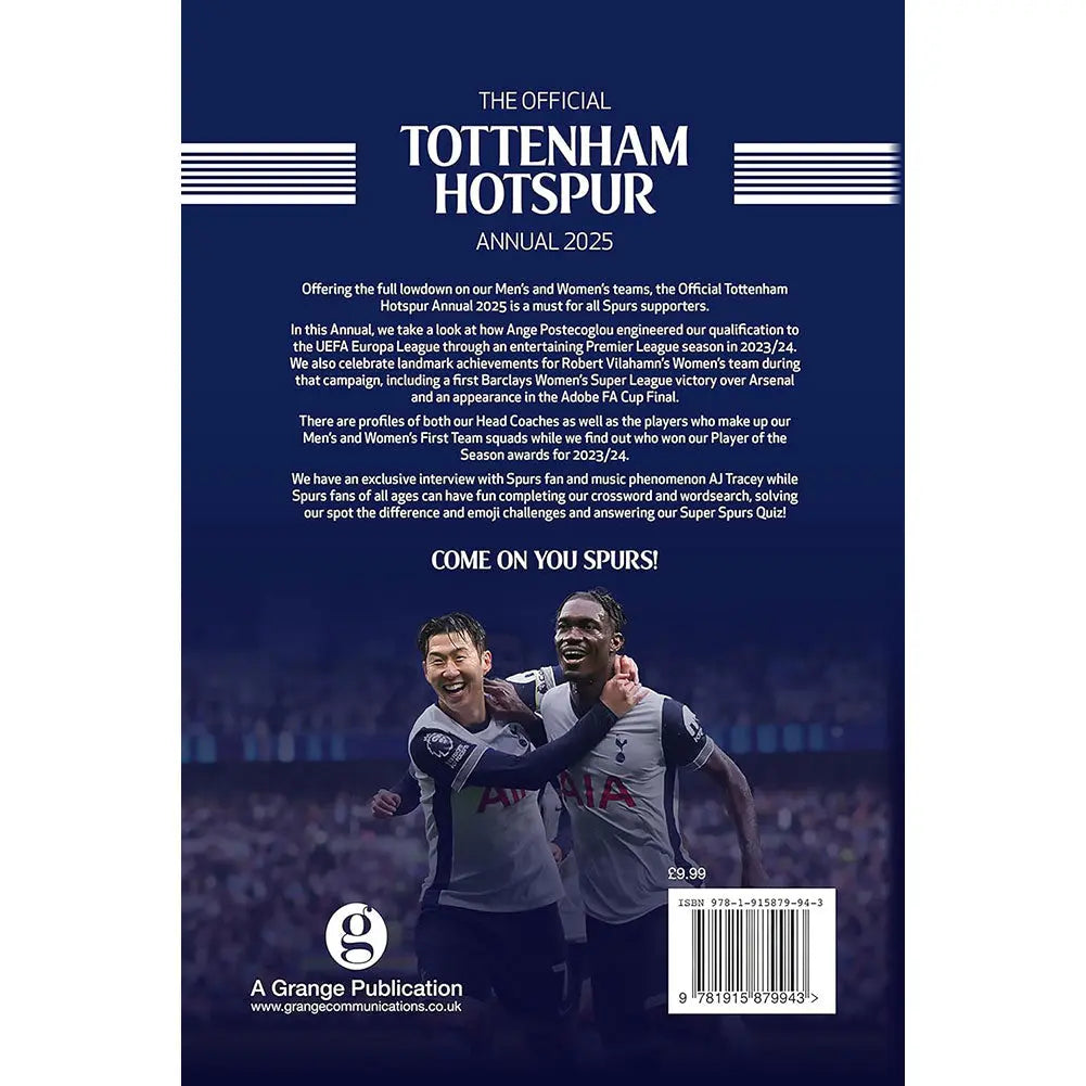 Tottenham Hotspur 2025 Annual Football Gifts Online