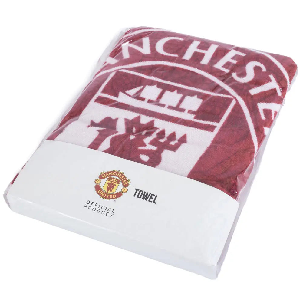 Manchester United Identity Towel Packaged
