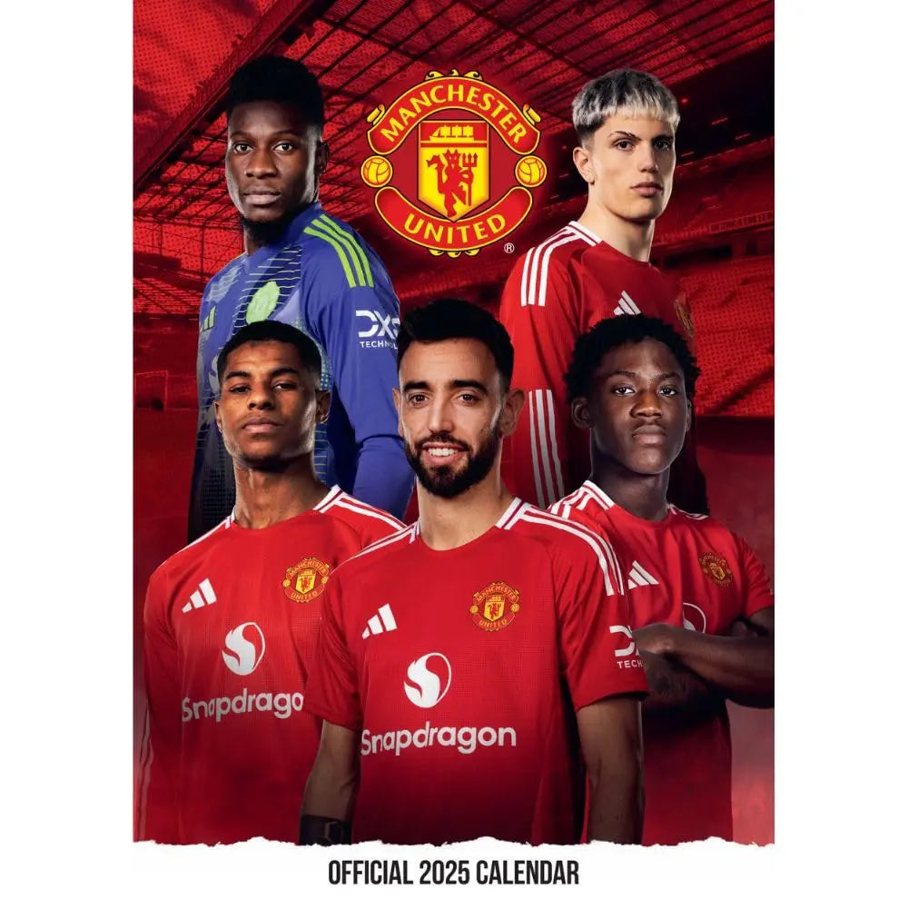 Manchester United 2025 Calendar Football Gifts Online