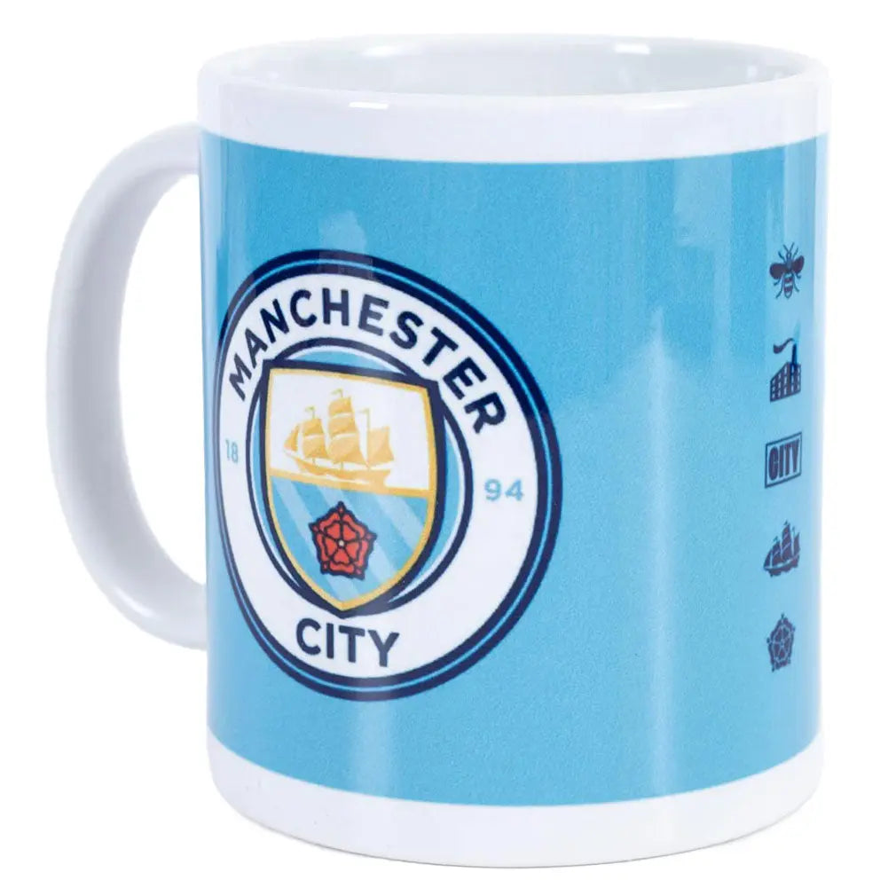 Manchester City Crest Mug Football Gifts Online