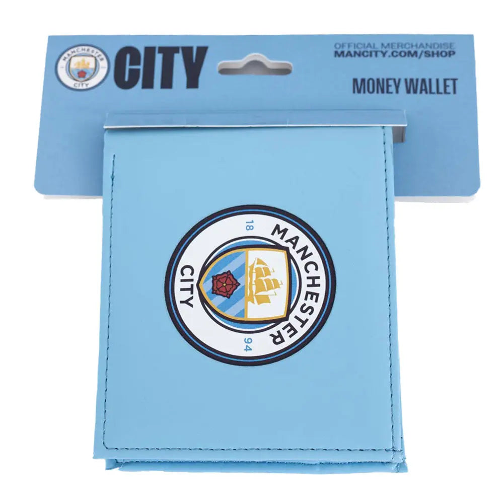 Manchester City Coloured PU Wallet Packaged