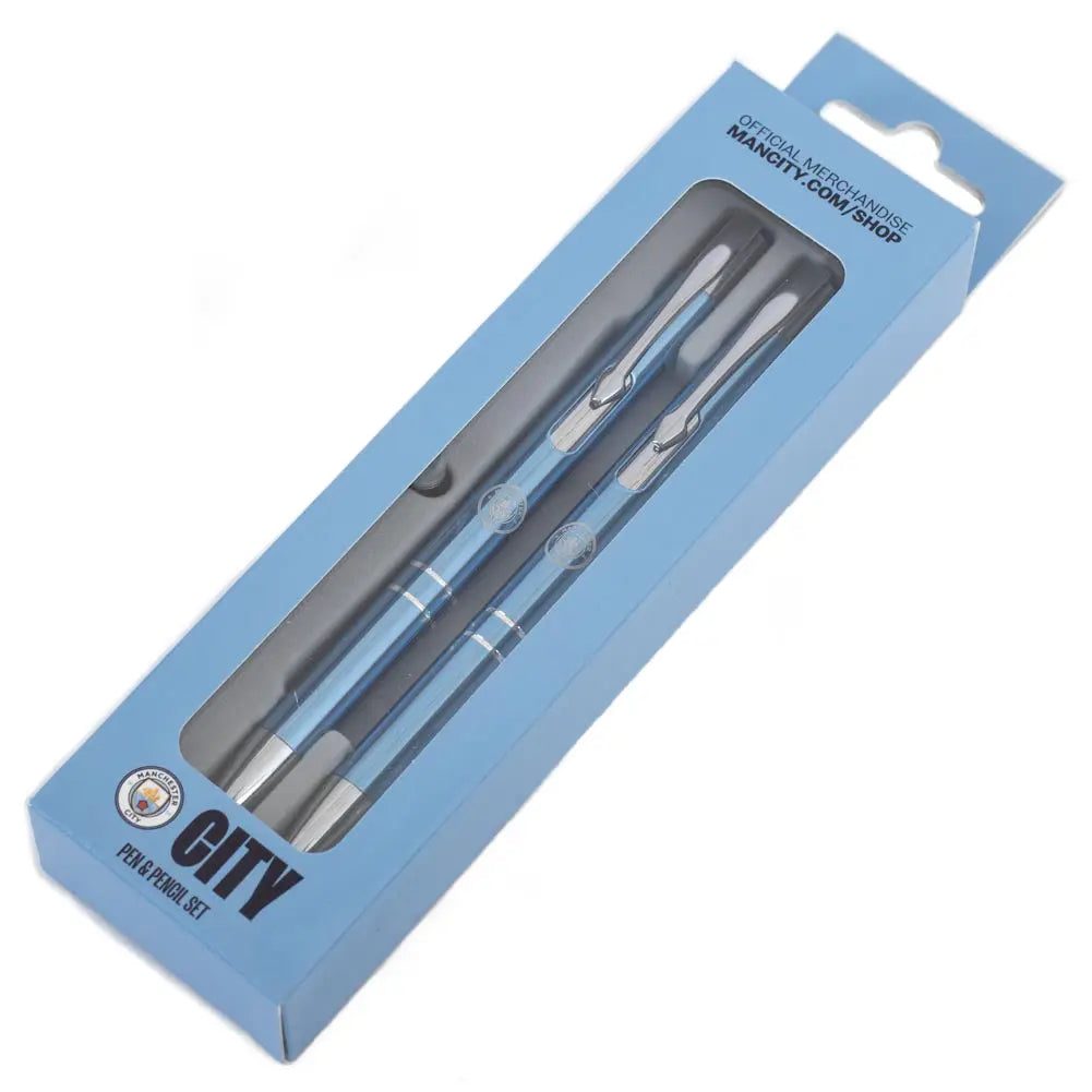 Manchester City Execeutive Pen & Pencil Set Boxed