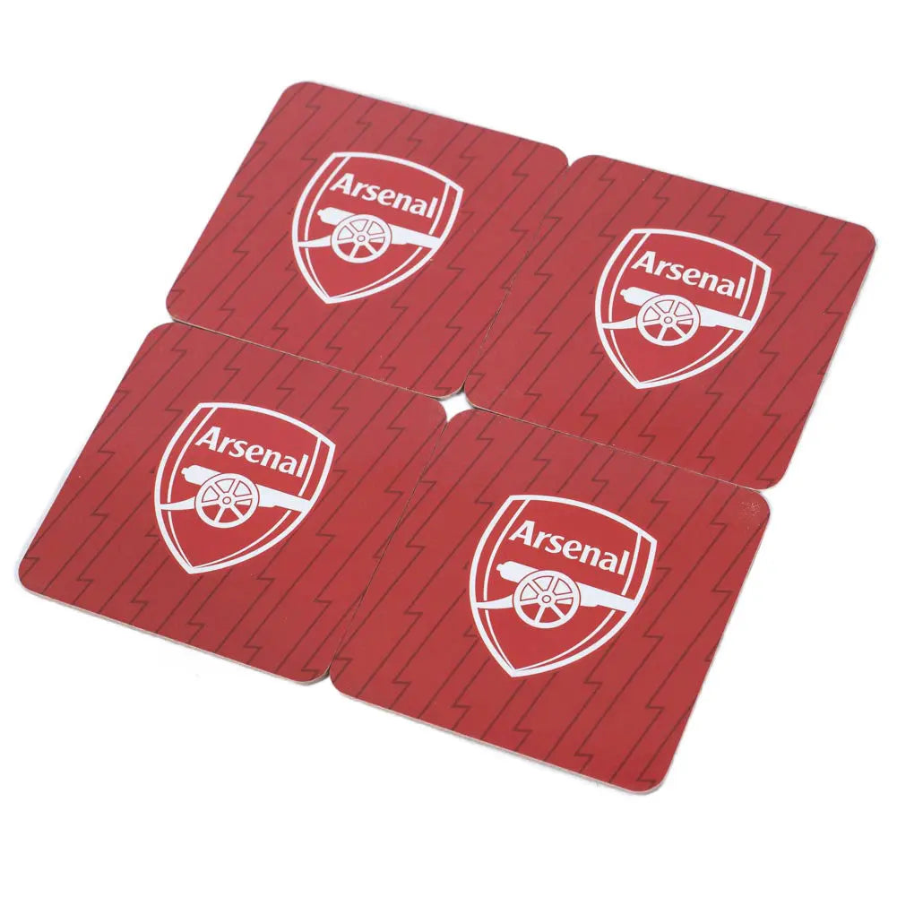Arsenal 4 Pack Coaster Set Football Gifts Online