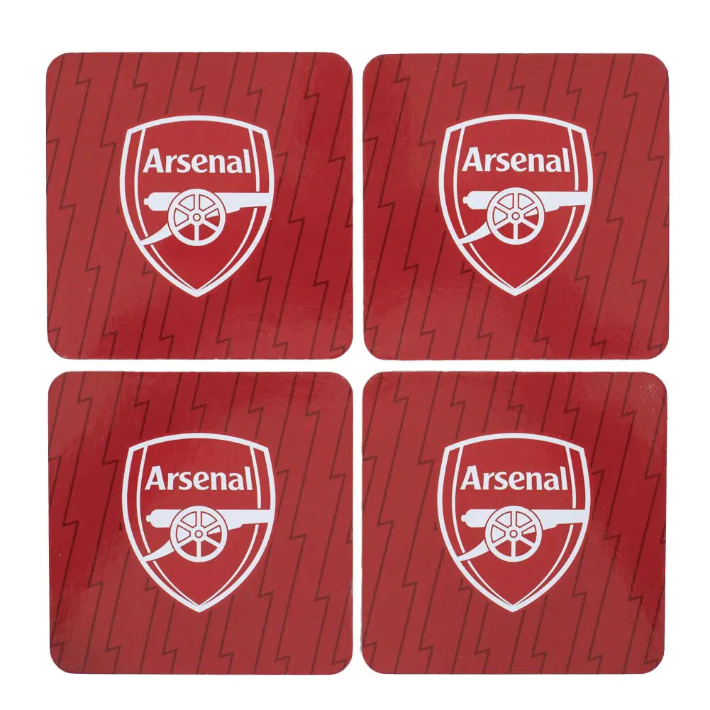 Arsenal 4 Pack Coaster Set Football Gifts Online