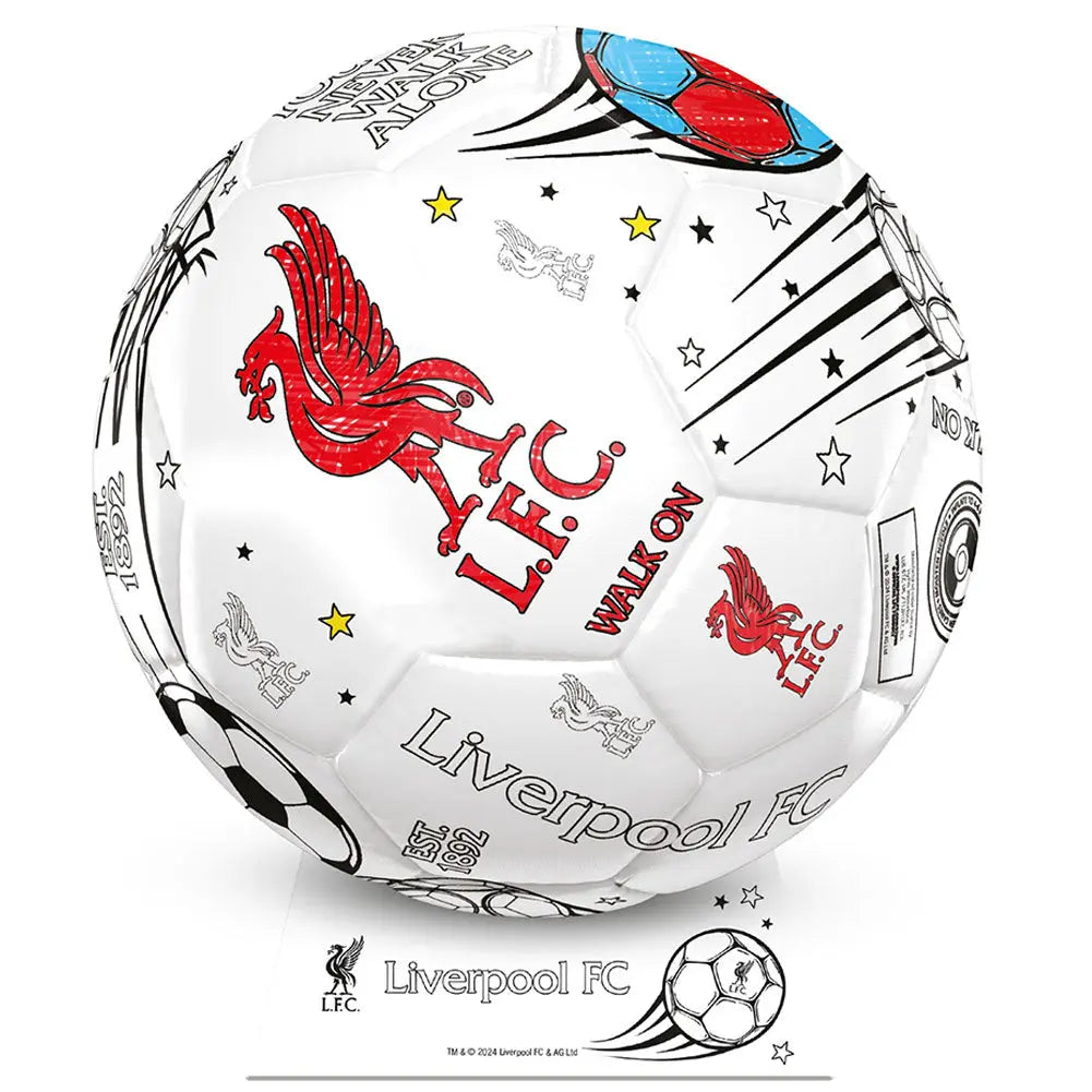 Liverpool FC ‘Colour In’ Mini Football Set Football Gifts Online