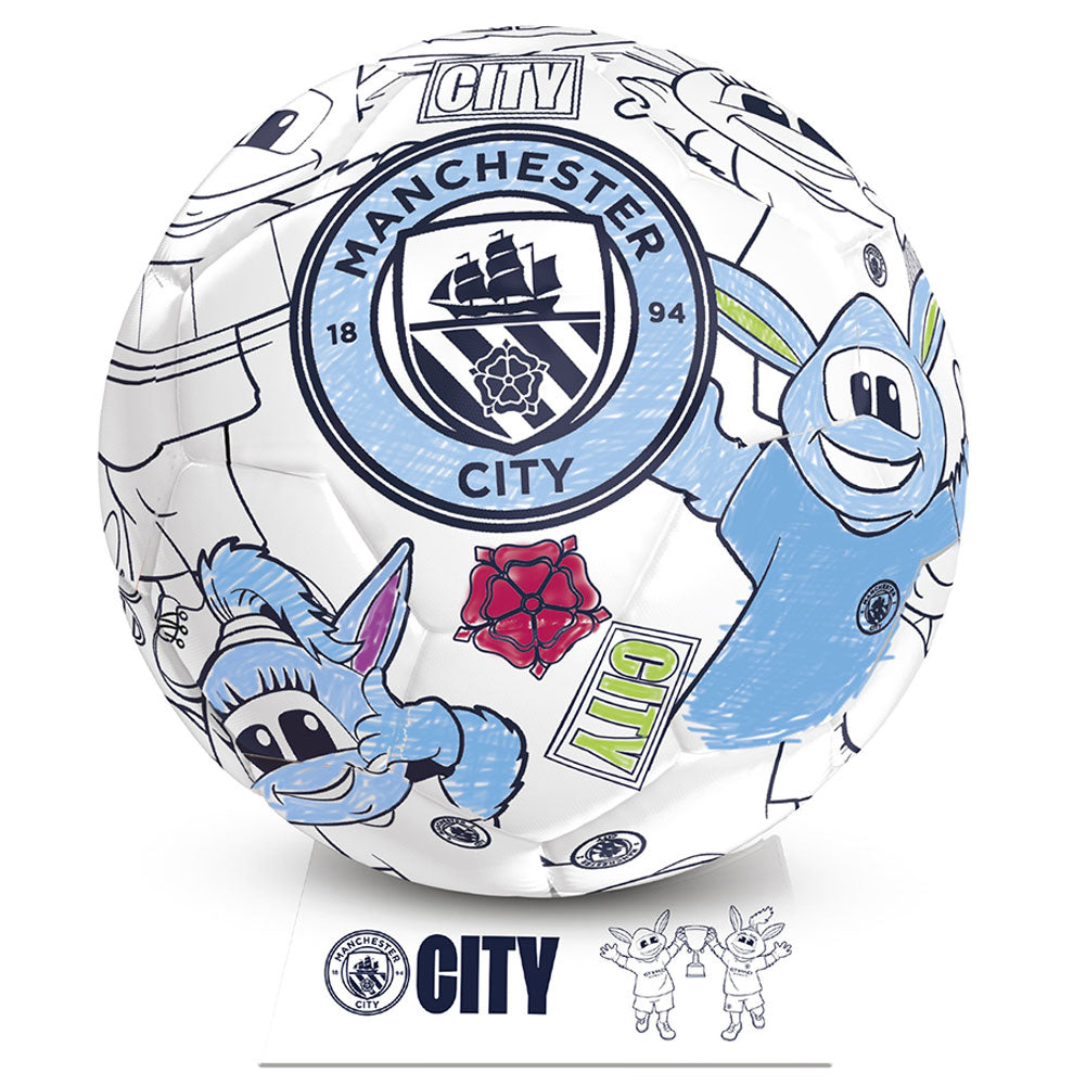 Manchester City ‘Colour In’ Mini Football Set