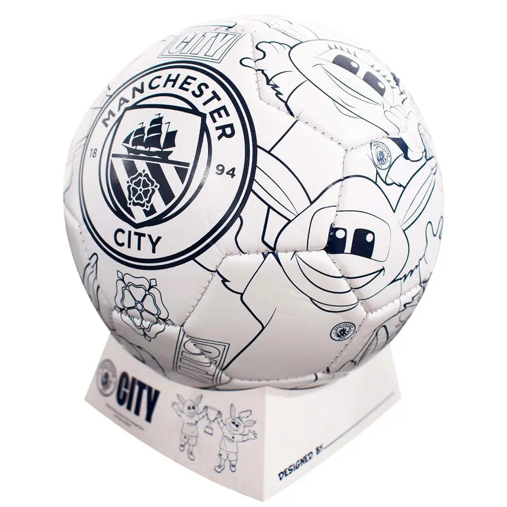 Manchester City ‘Colour In’ Mini Football Set Football Gifts Online