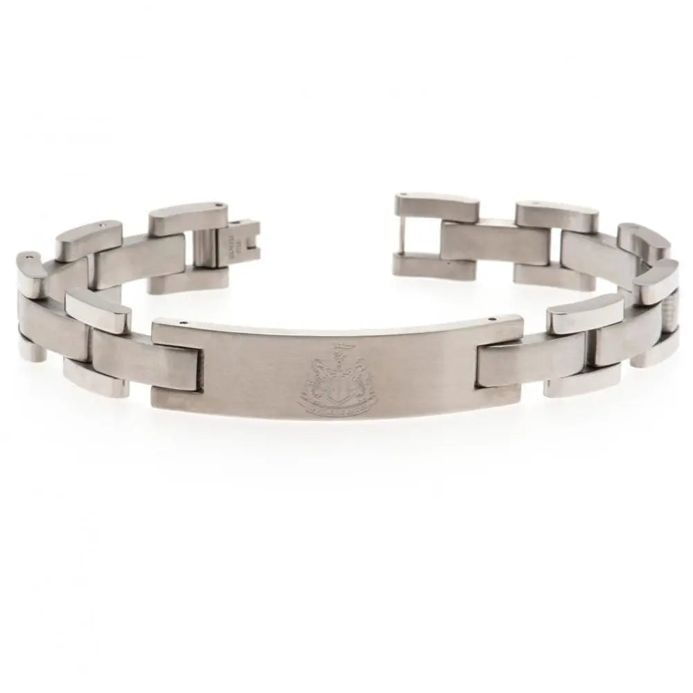 Newcastle United Engraved Bracelet Front Alternative Angle